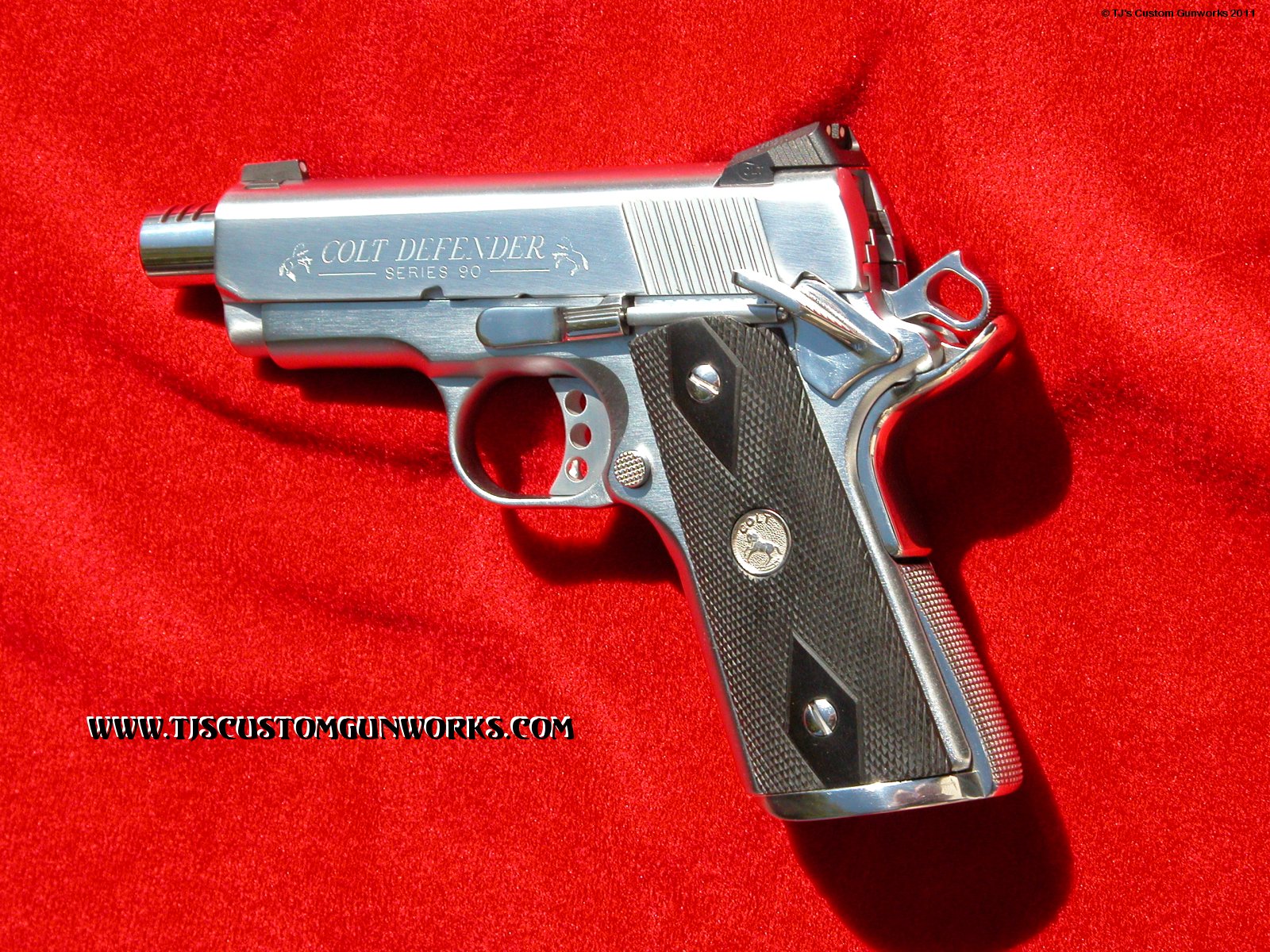 Hard Chromed Custom Match Colt Defender Series 90  1