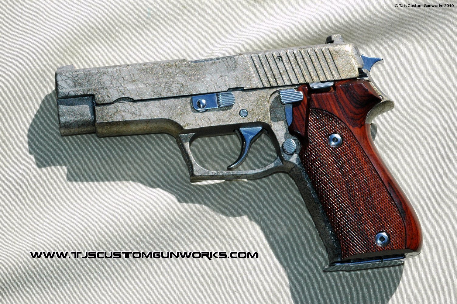 Exotic Custom Gold Marbled Sig Sauer P220 Duracoat! 1