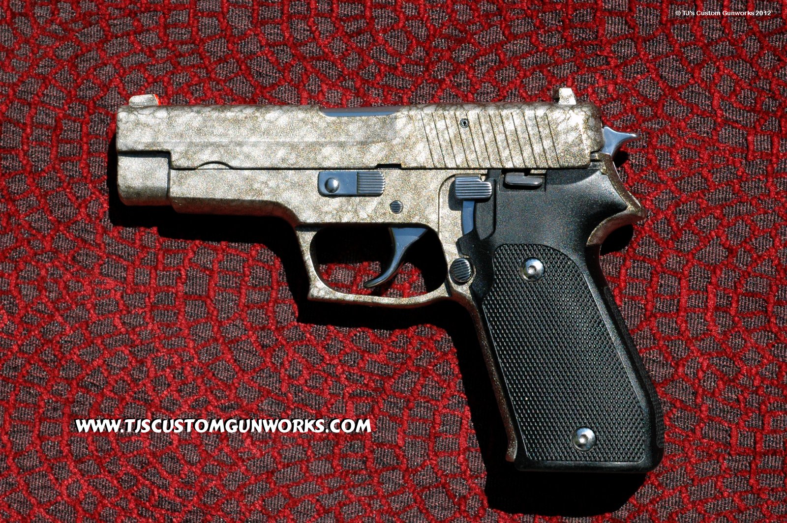 Exotic Custom Gold Marbled Sig Sauer P220 Duracoat! 1
