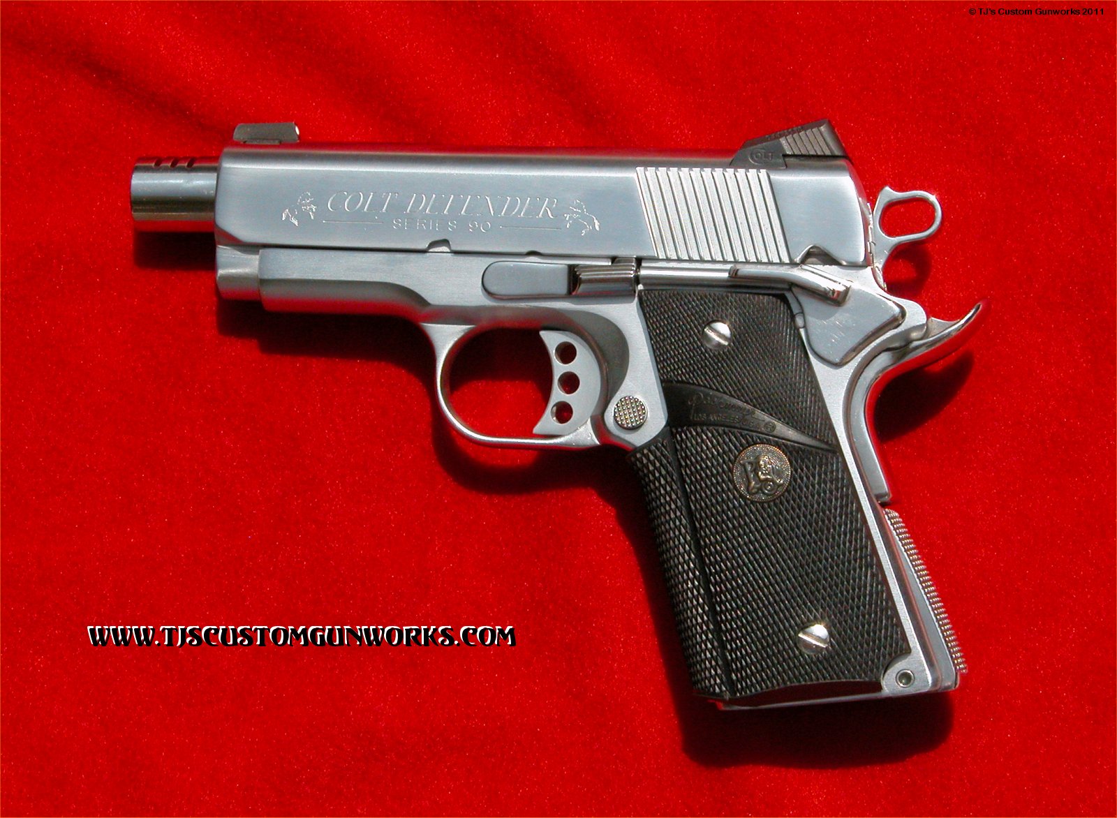 Full Hard Chromed Custom Match Colt Defender Series 90  1