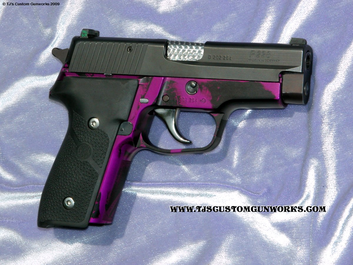 Custom Purple&Black SigSauer P228 SigSafe 1