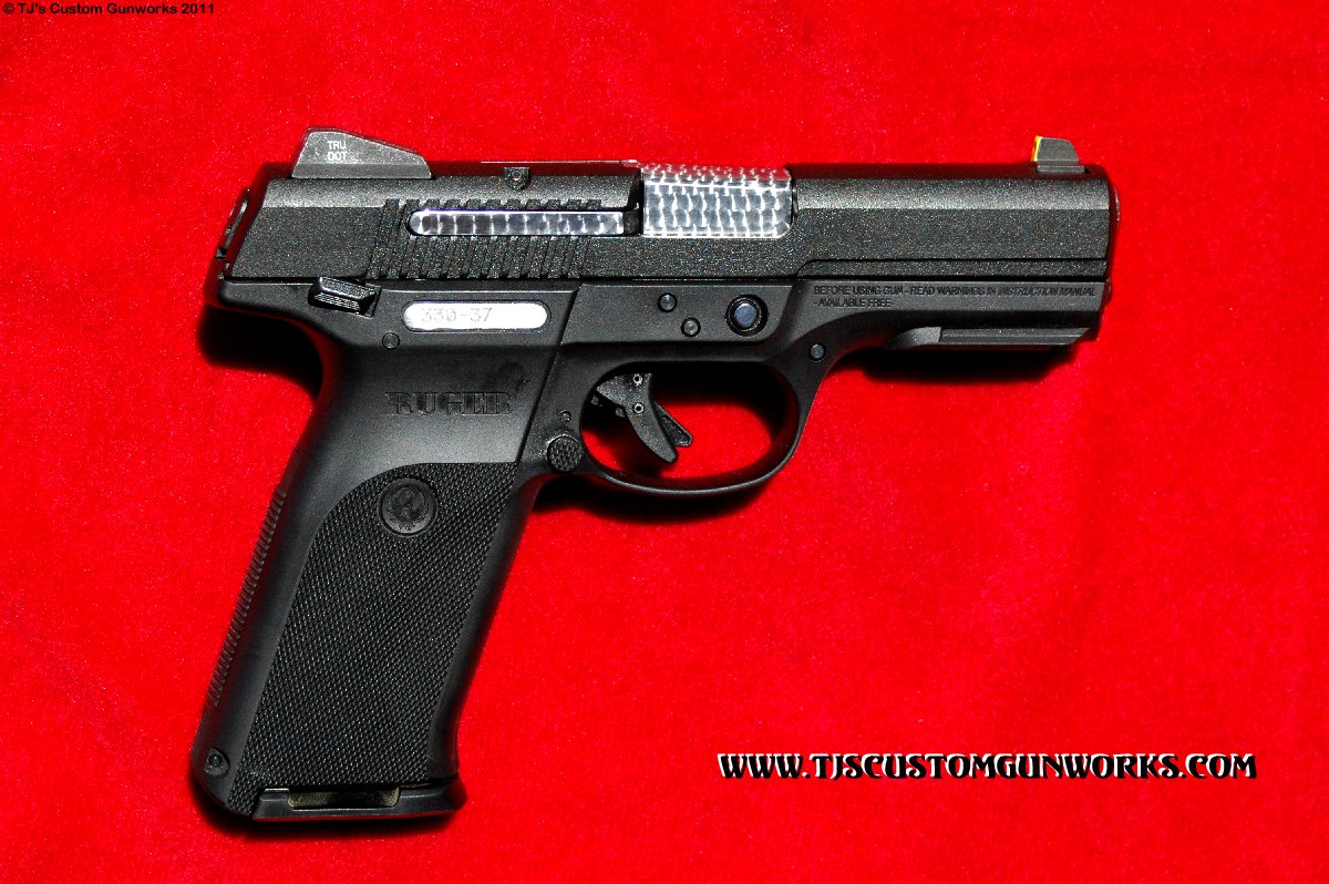 TJ's Custom Jewelled Ruger SR9 9mm  1