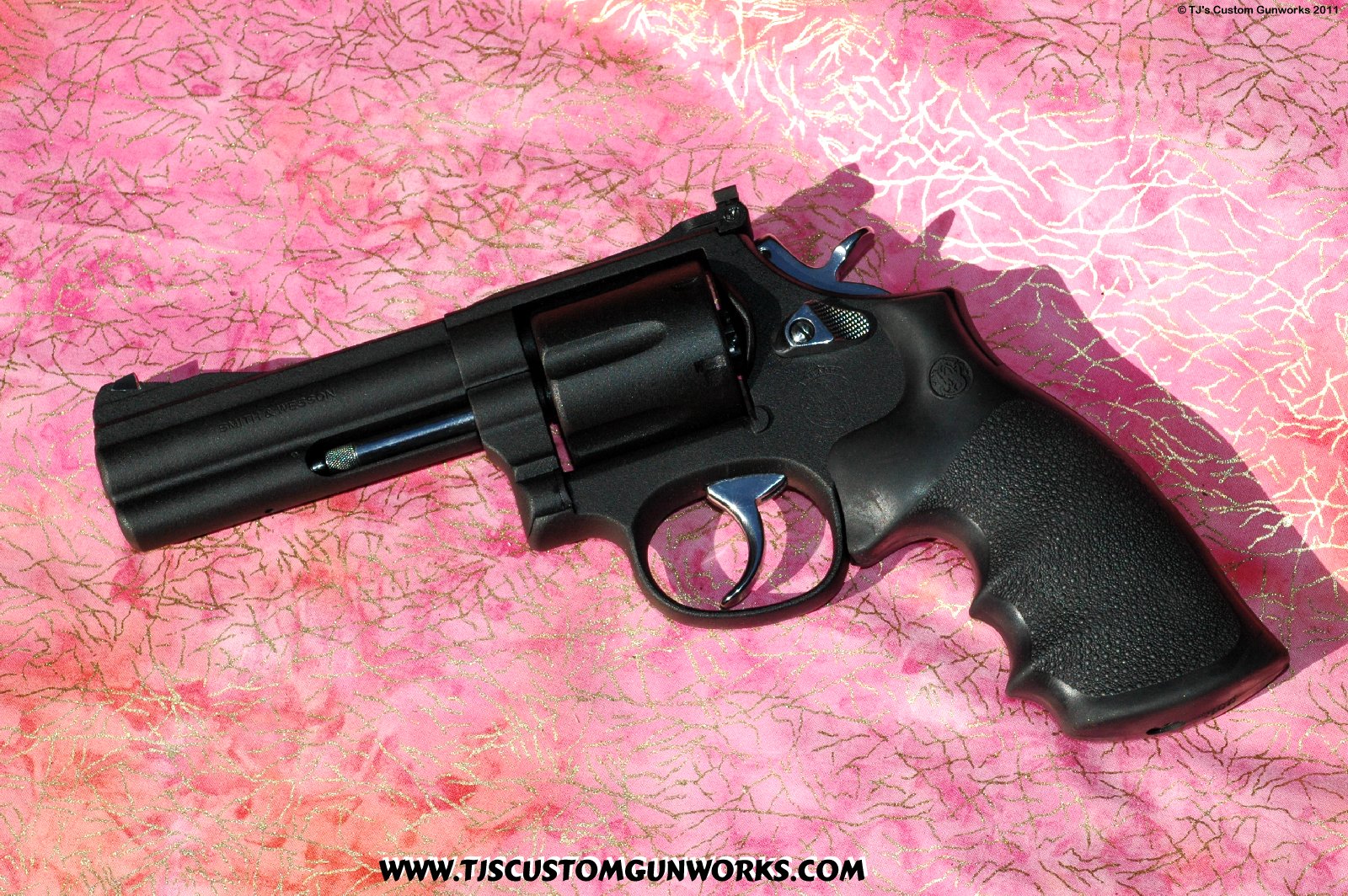 Custom Black Teflon Smith & Wesson 586 1