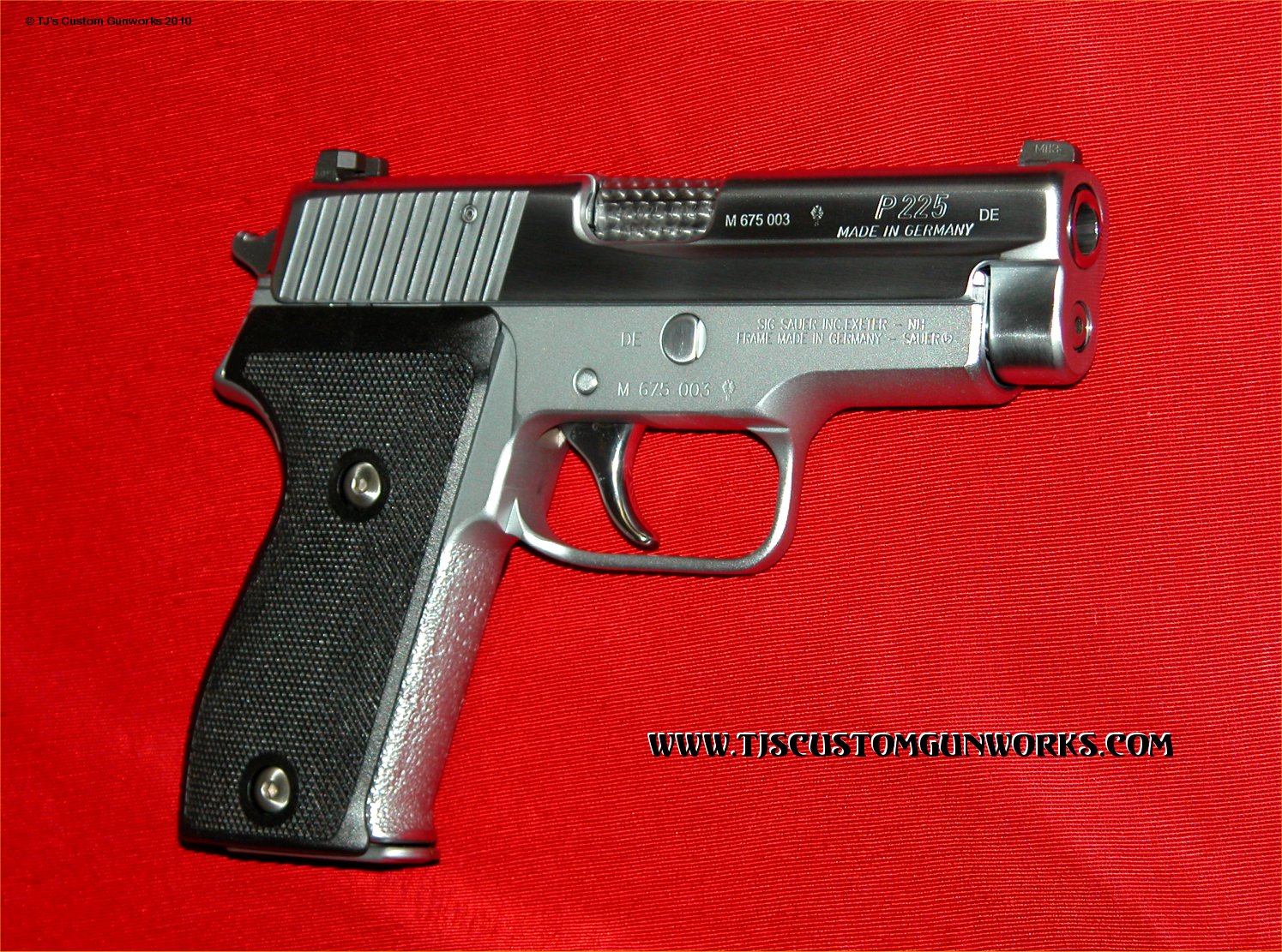 Custom Hard Chromed Sig Sauer P225 1