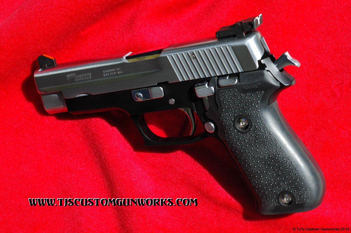 Custom 2-Tone Sig Sauer P220 With Millett Target Sights 1