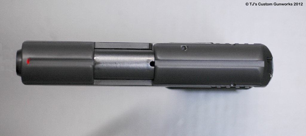 Custom AMT DA .45ACP Red Sight