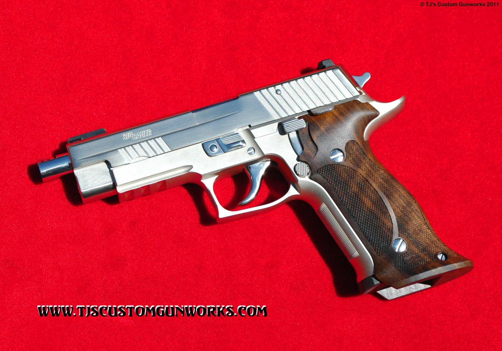 Sig Sauer P226 Elite w/Custom Nickel Plating 2