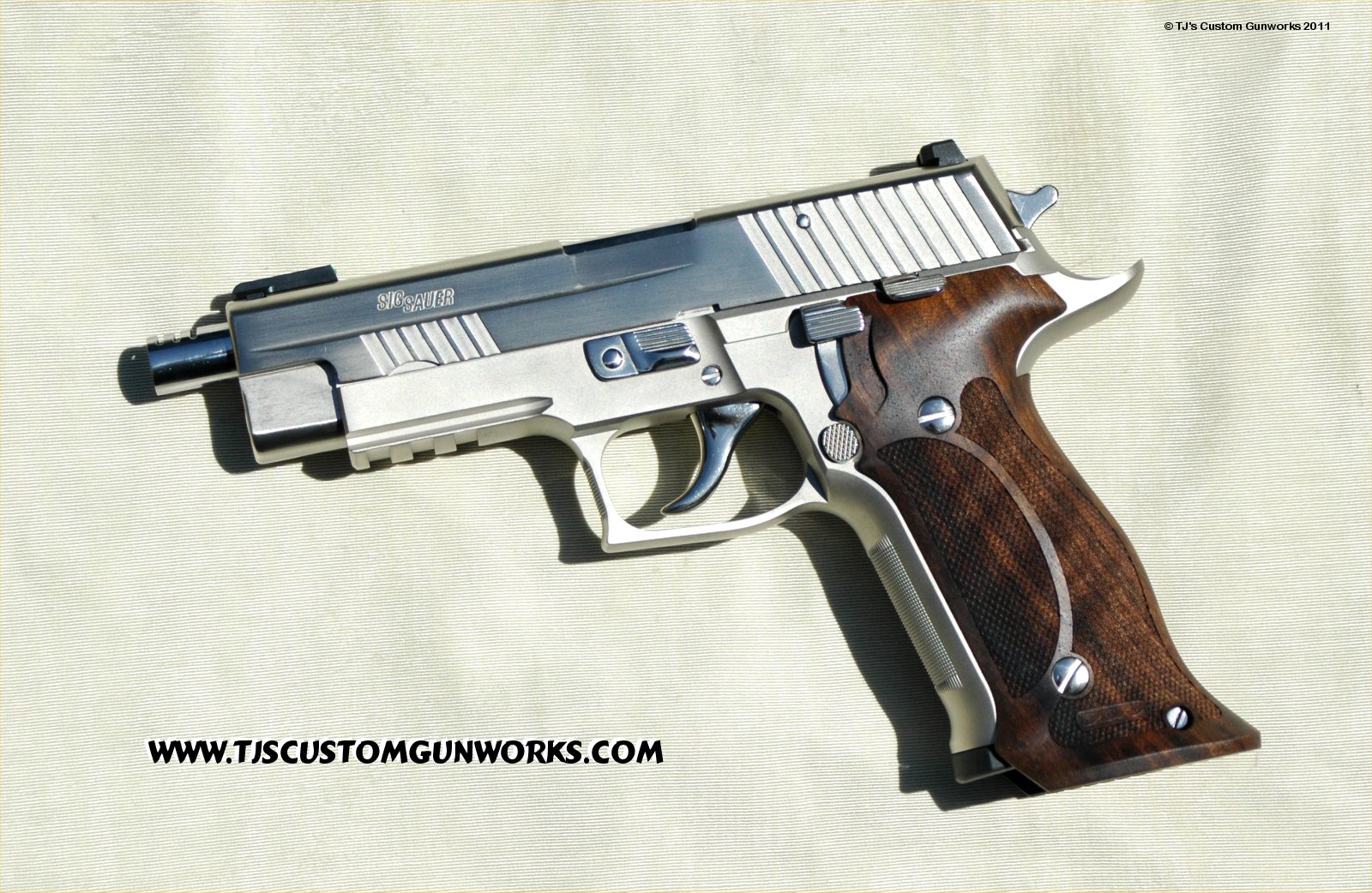 Sig Sauer P226 Elite w/Custom Nickel Plating 4