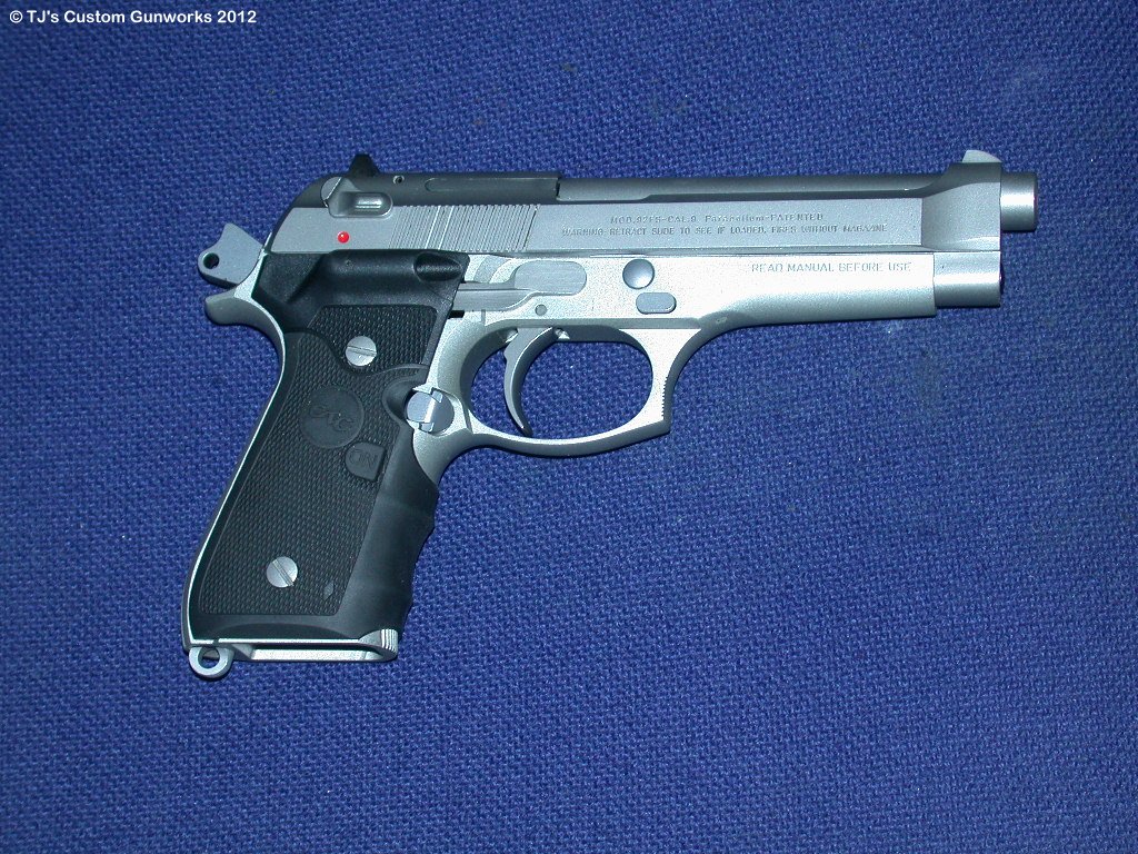 Zebra Striped Comped Beretta BEFORE TJ's Work 2