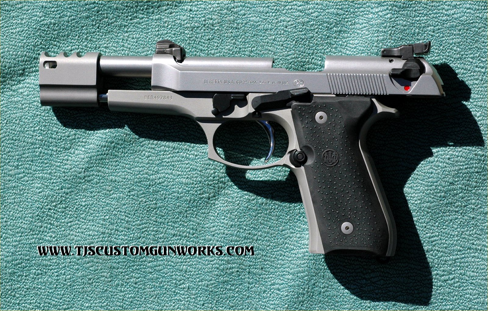 Custom Compensated Beretta 96 Stainless .40 S&W
