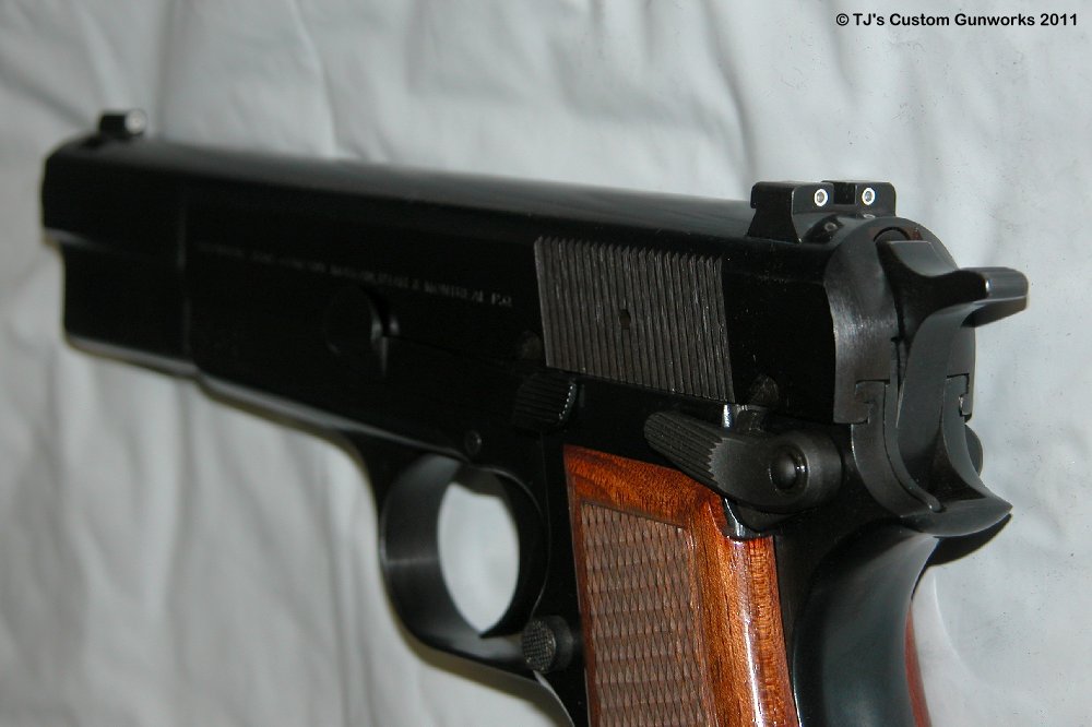 Browning High Power Custom Milled Trijicon Tritium Night Sights 1