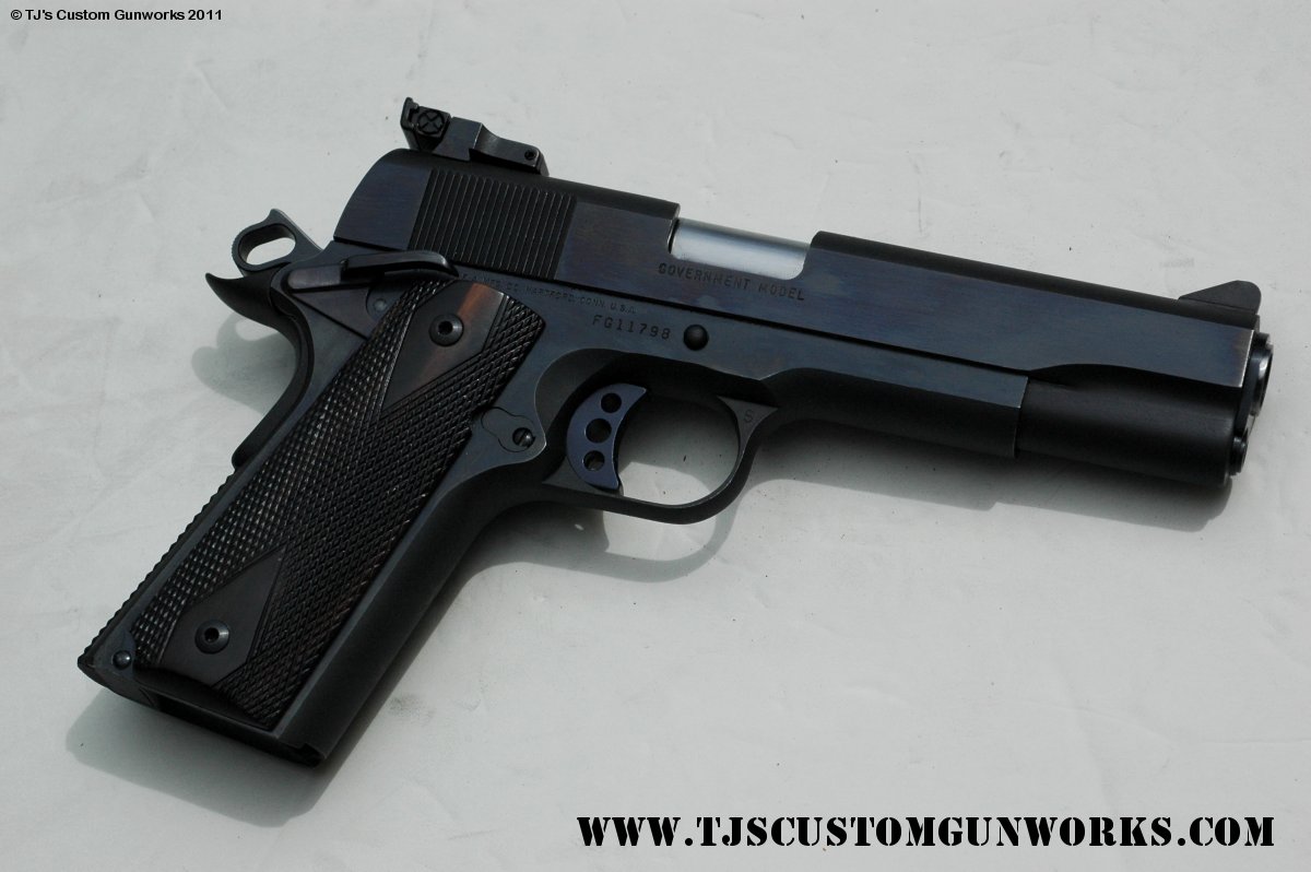 Custom High Polished Blue Colt 1911 Target 2