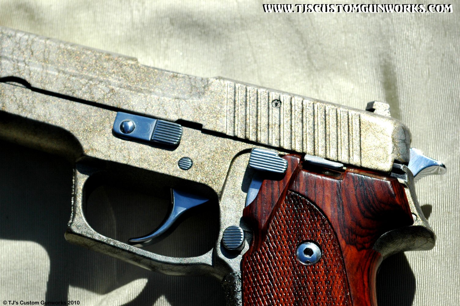 Exotic Custom Gold Marbled Sig Sauer P220 Duracoat! 4