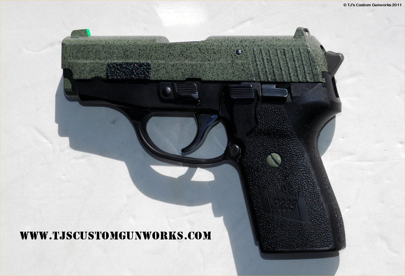 ECustom OD Green Speckled Duracoat Sig Sauer P239 2