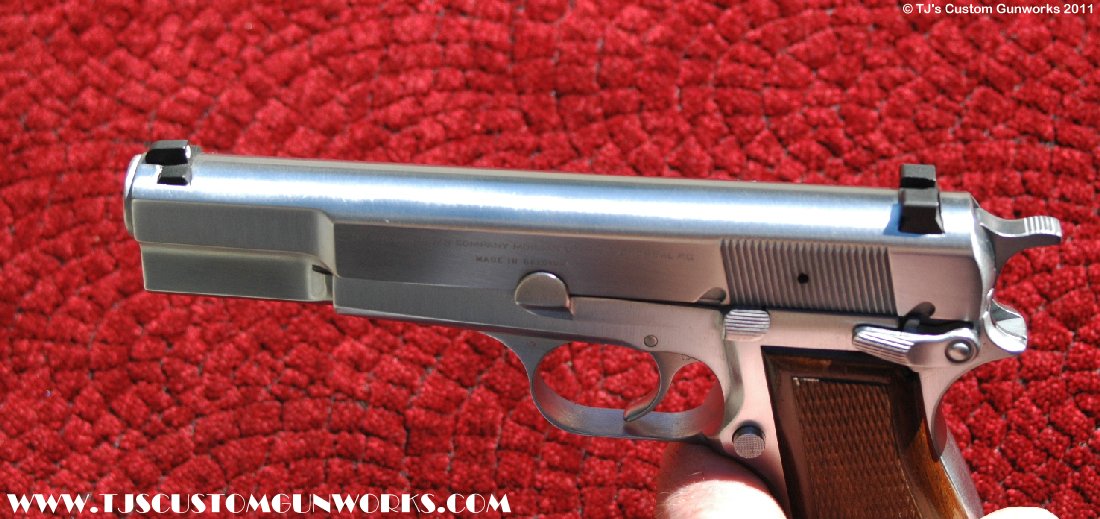 Hard Chromed Custom Browning High Power 9mm 1