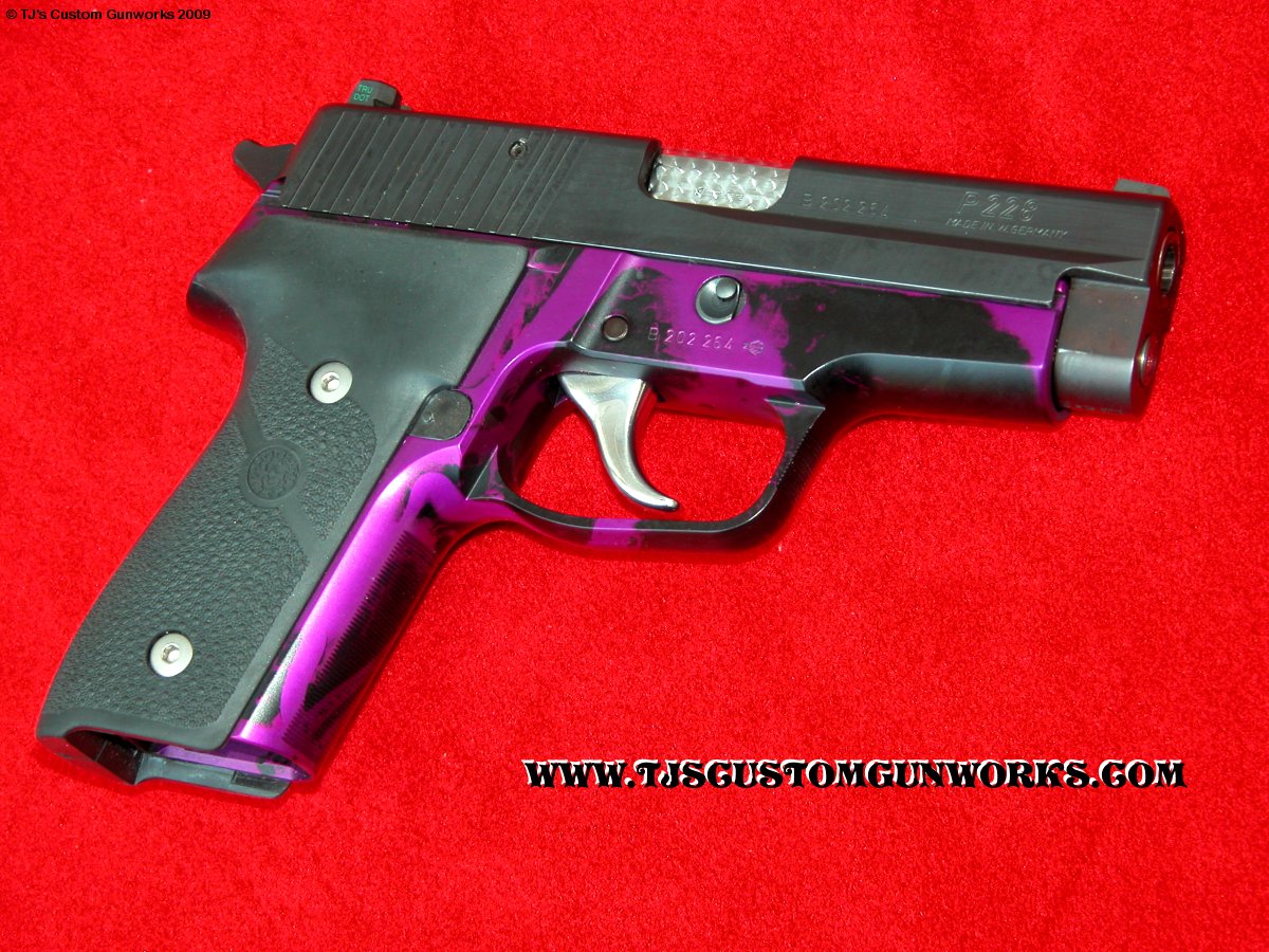 Custom Purple&Black SigSauer P228 SigSafe 2