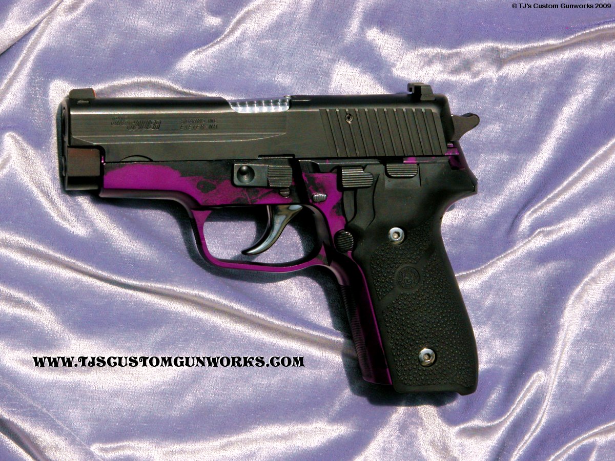 Custom Purple&Black SigSauer P228 SigSafe 3