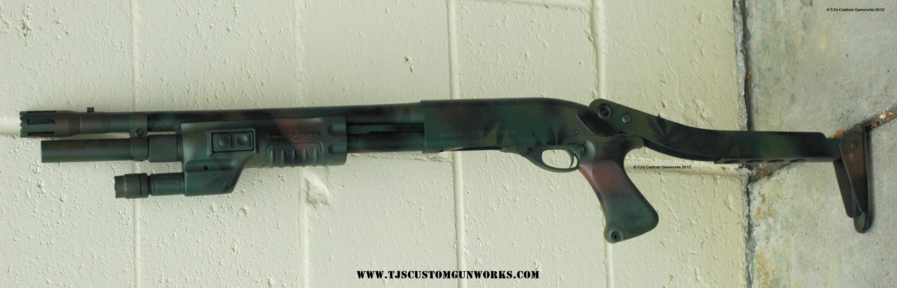 Exotic Custom Camo Remington 870 Shotgun 2