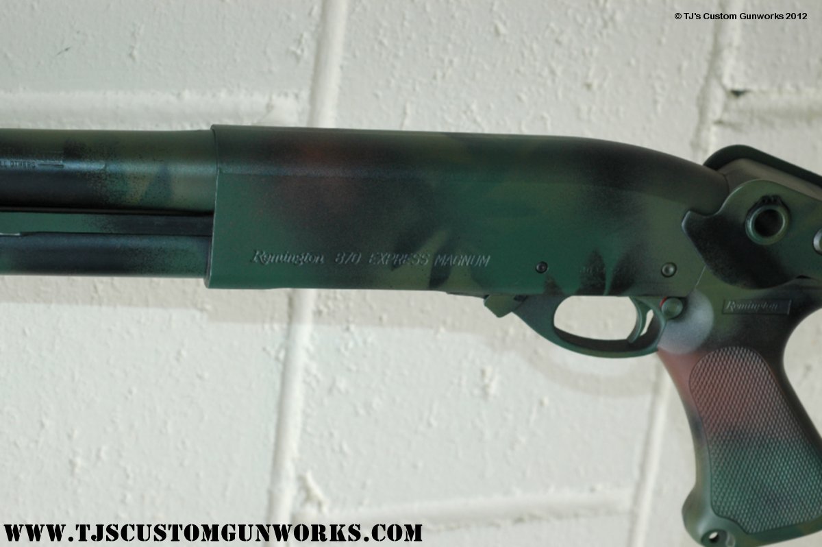 Exotic Custom Camo Remington 870 Shotgun 3