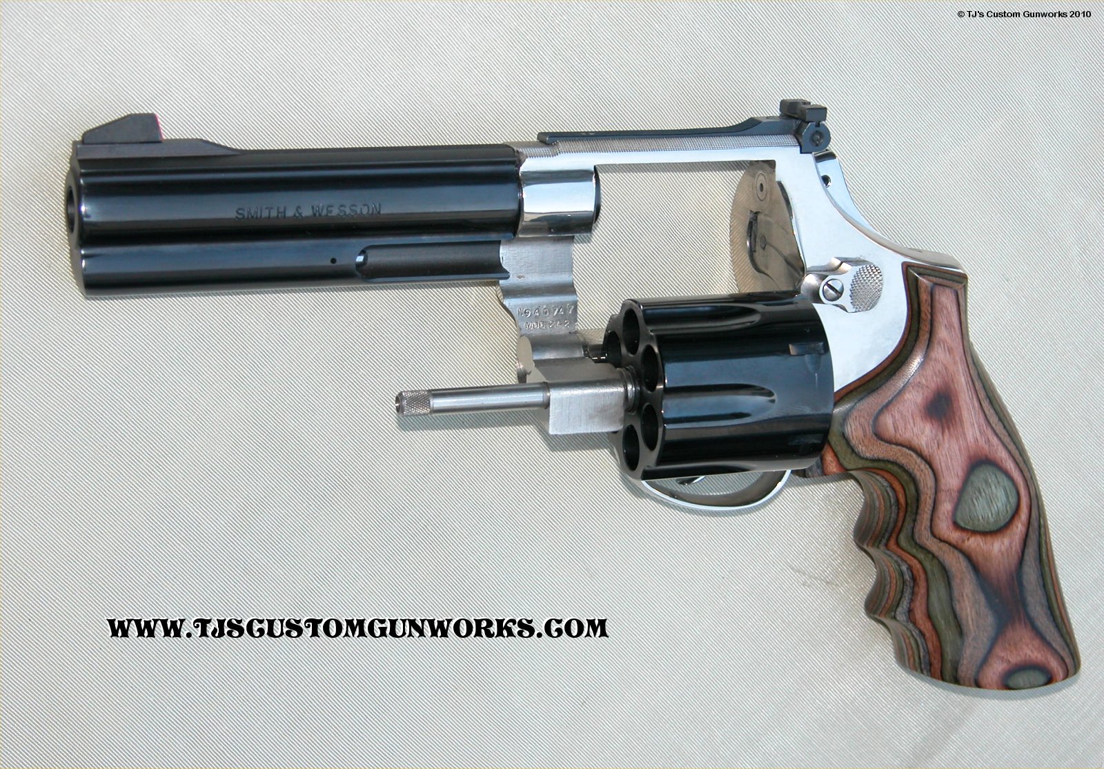 Custom Smith & Wesson Model 27 Converted to .44 Magnum 2