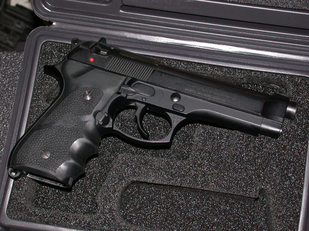 Black Teflon Comped Beretta92FS BEFORE 1