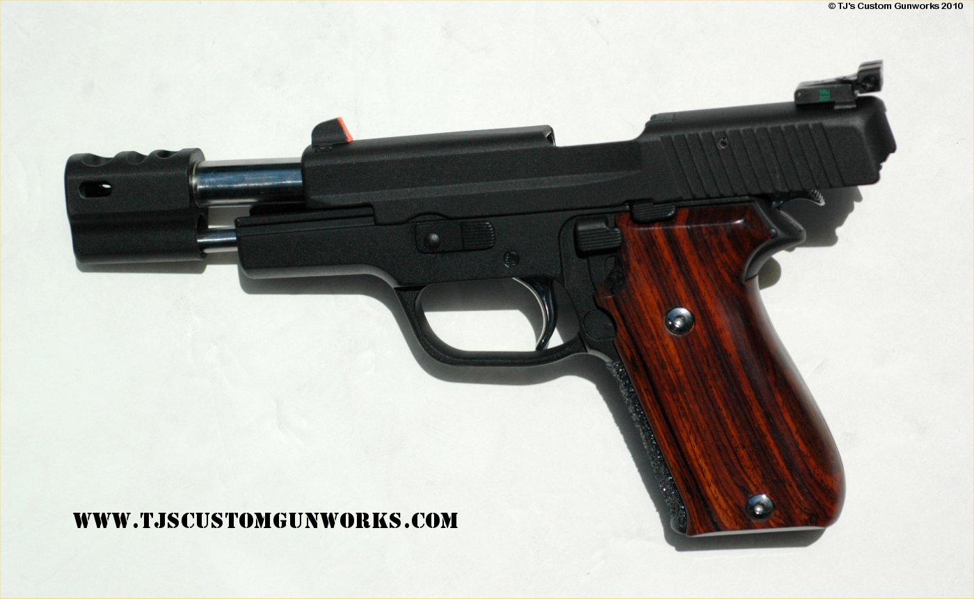 Custom Black Teflon Sig Sauer P220 With TRI-MAG Compensator 3