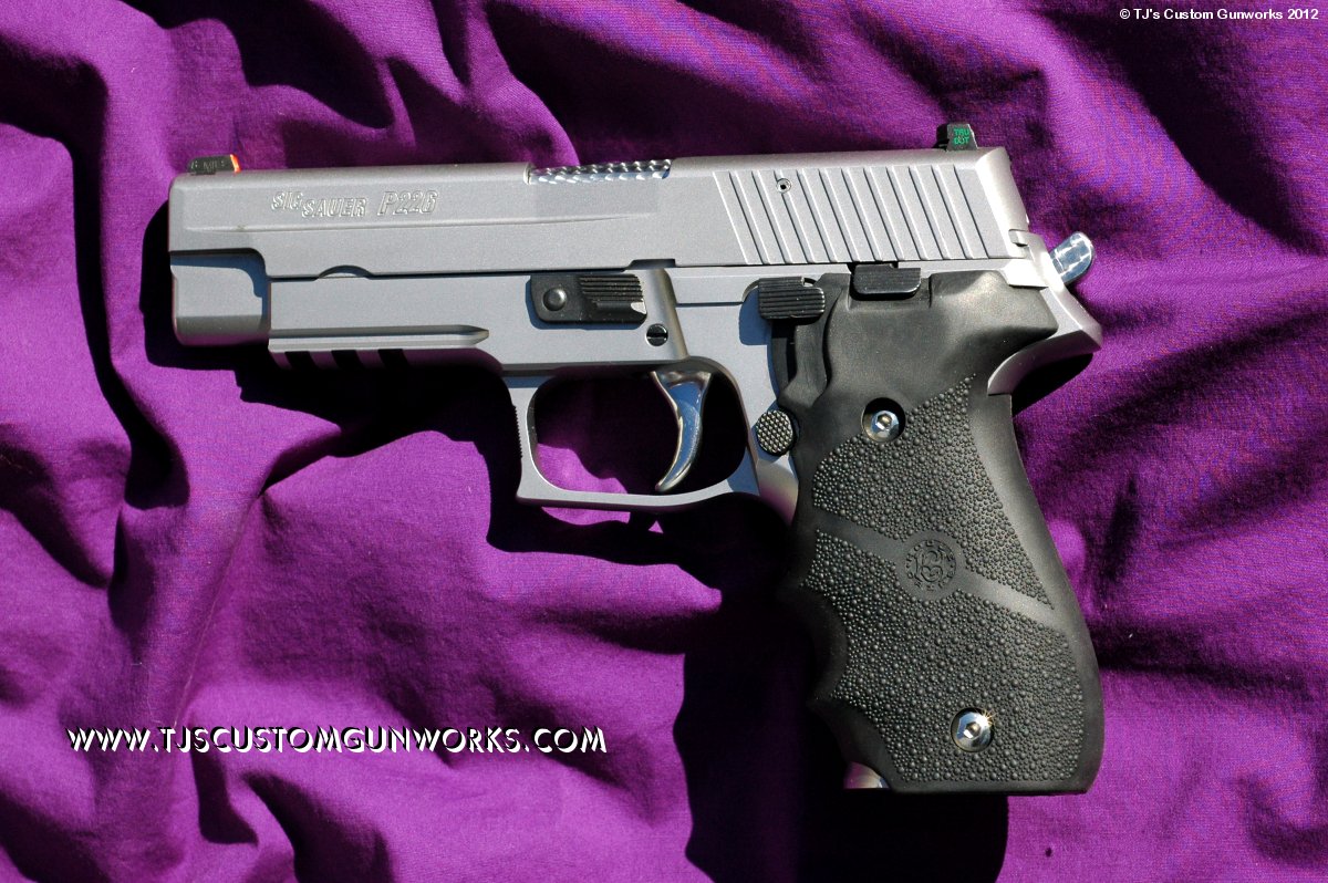 Custom Stainless Sig Sauer P226STR Jewelled 2