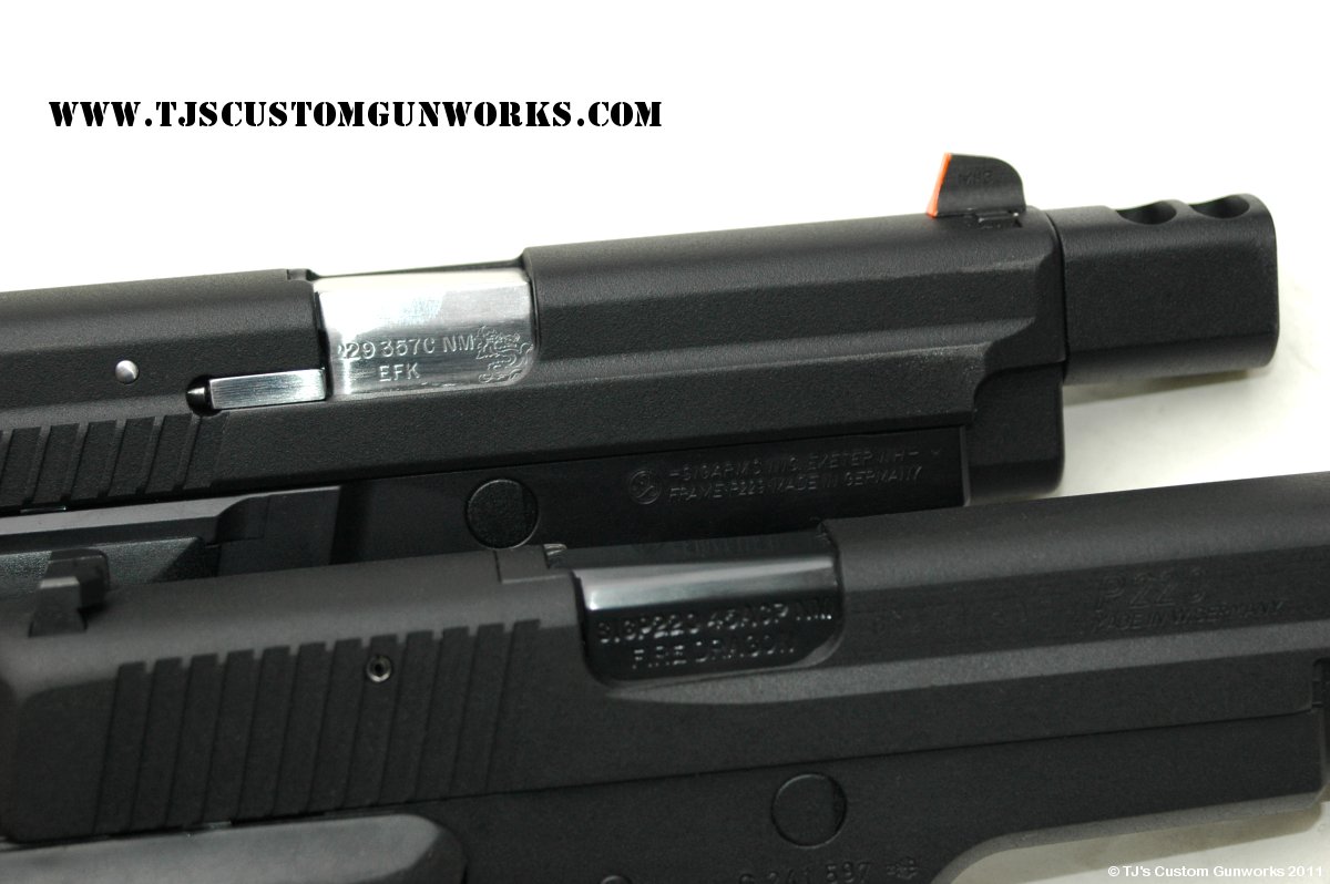 Custom Comped Black Teflon Sig Sauer P220 & P229 4