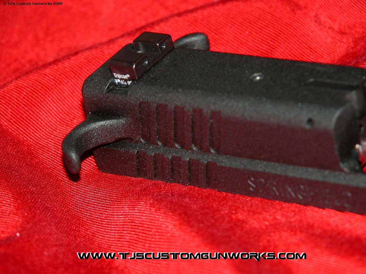 Custom Springfield Armory XD With Slide Cocking Hooks & Teflon 2