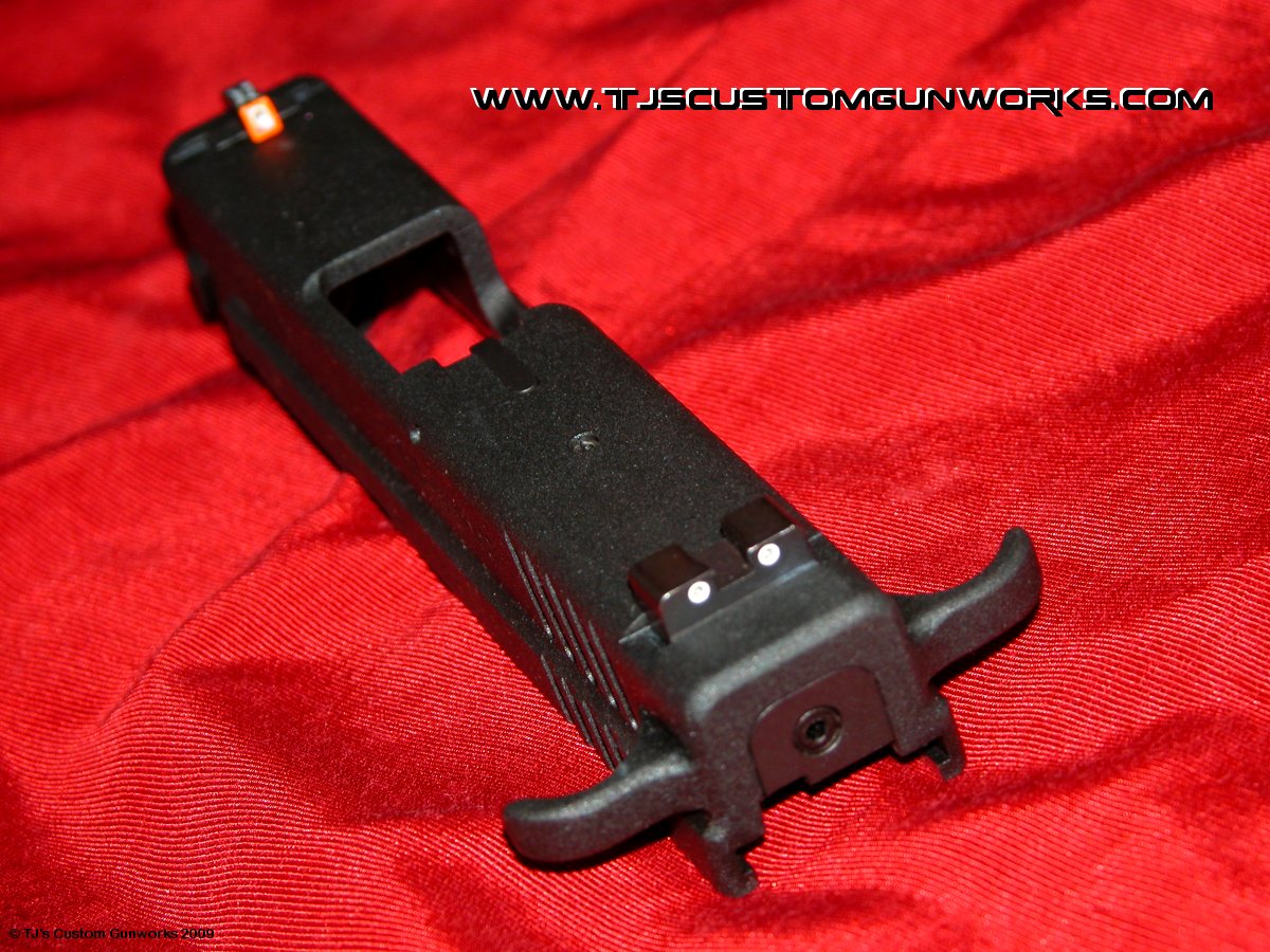 Custom Springfield Armory XD With Slide Cocking Hooks & Teflon 3