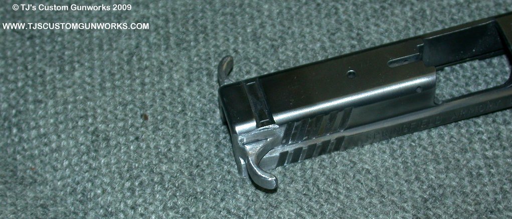 Springfield XD Slide Cocking Hooks Process 6