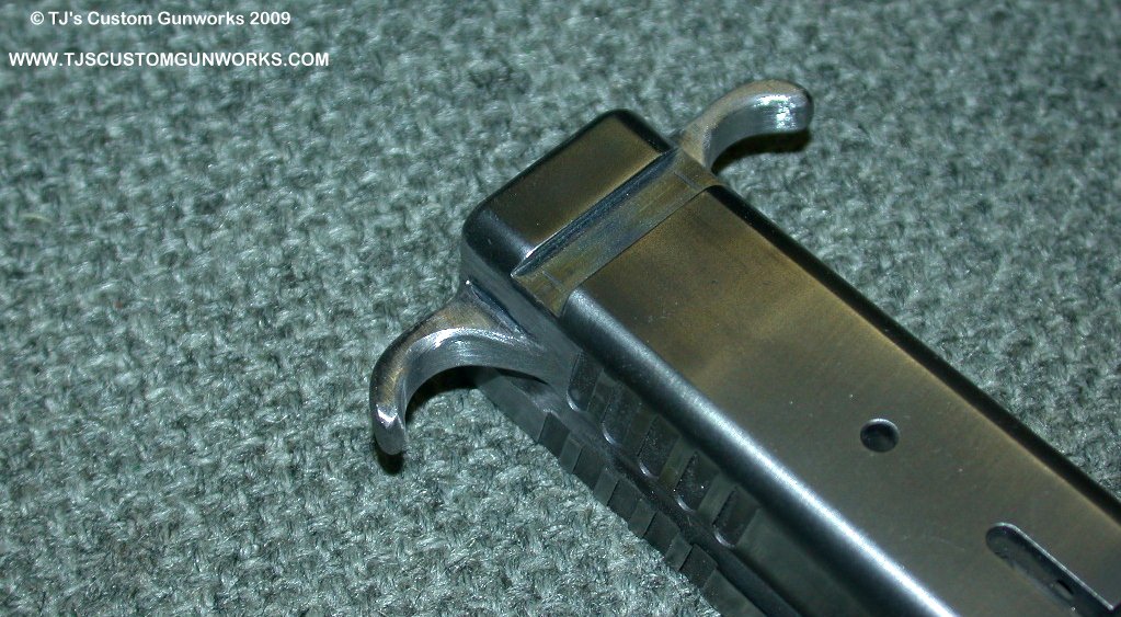 Springfield XD Slide Cocking Hooks Process 8