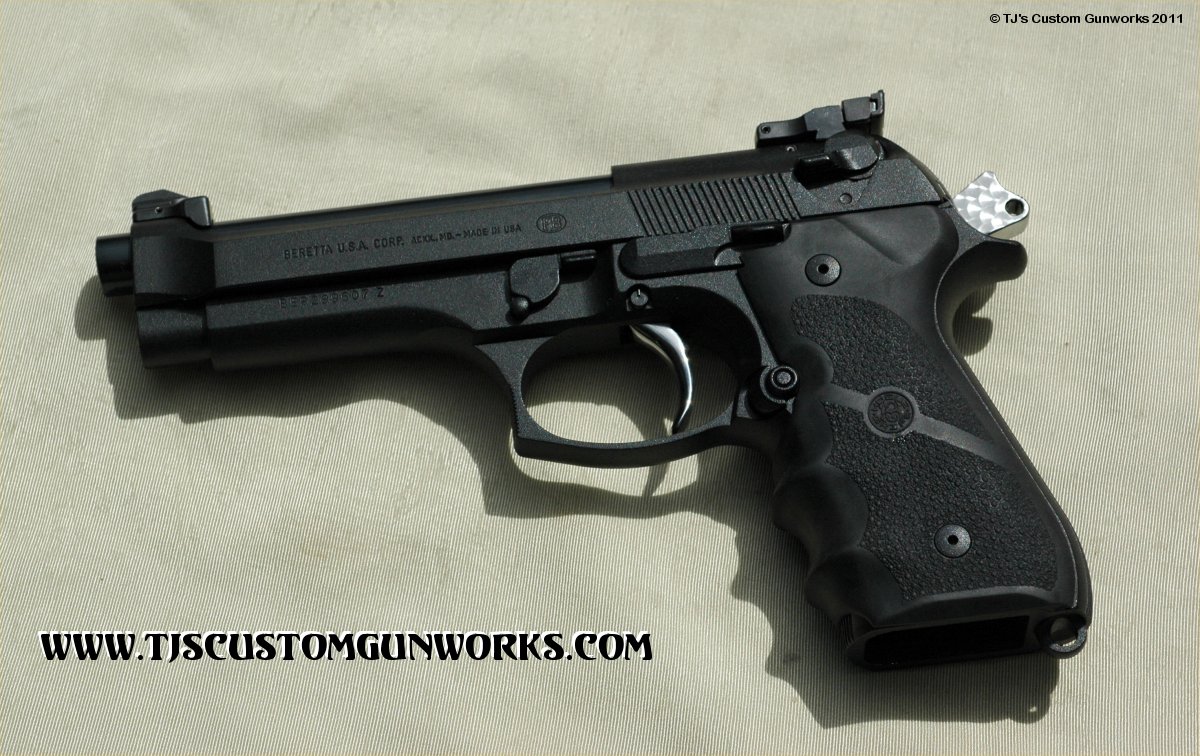 Custom Beretta 92FS With Millett Target Accurizer Sights 2
