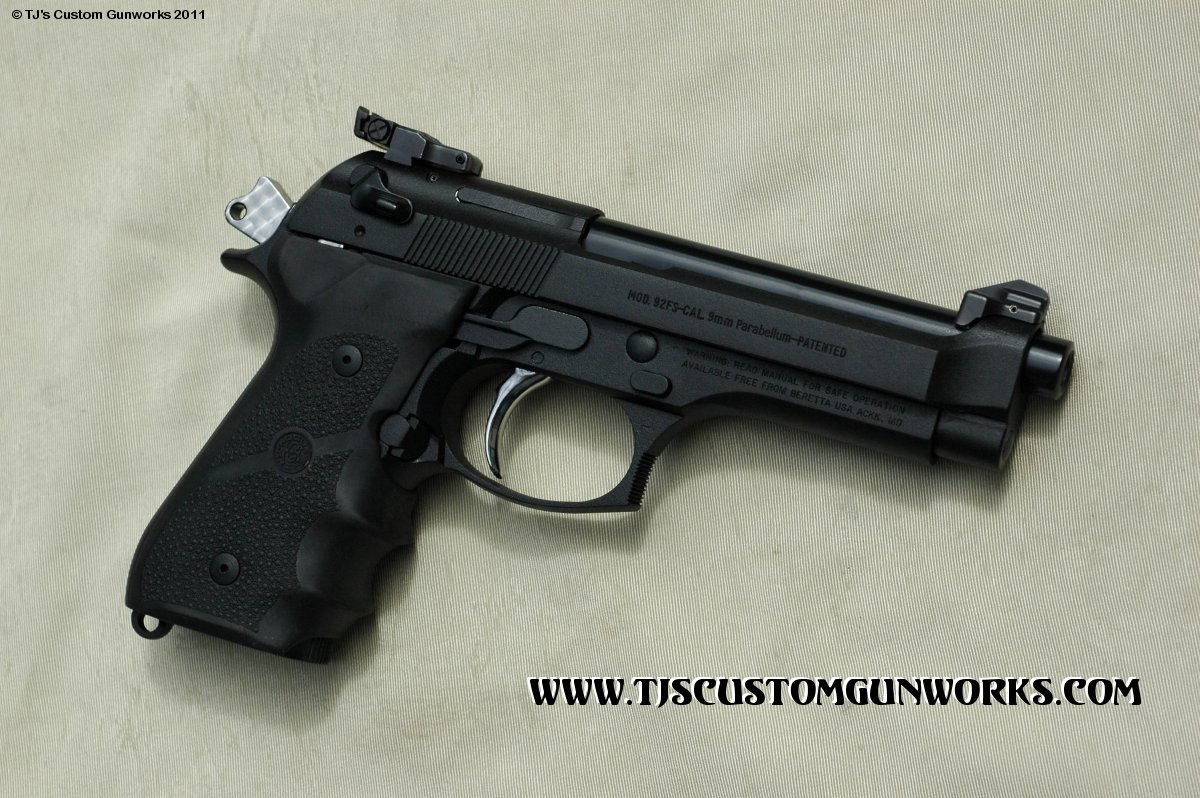 Custom Beretta 92FS With Millette Target Accurizer Sights 3