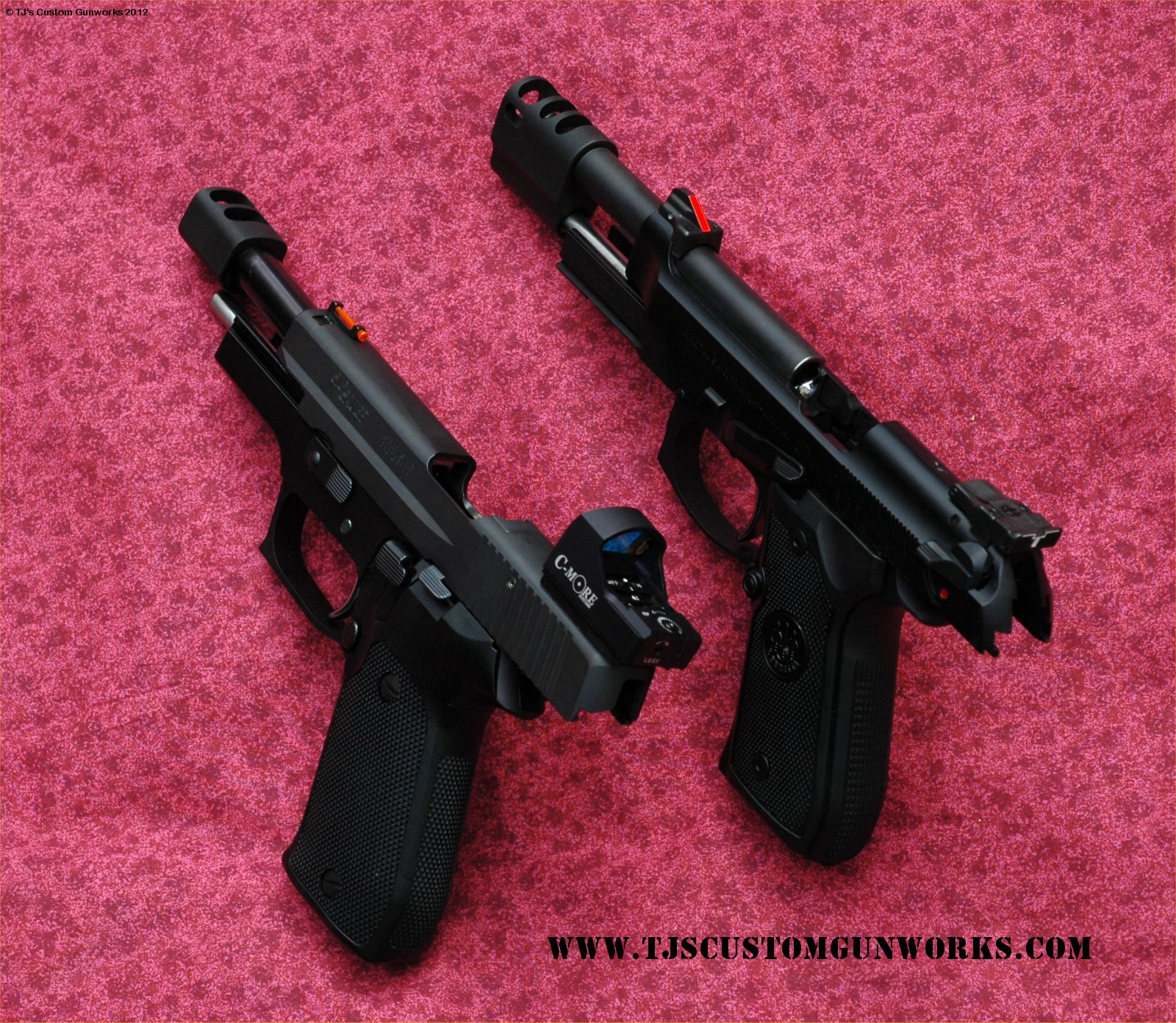 Custom Compensated  Beretta 92FS & Sig Sauer P220