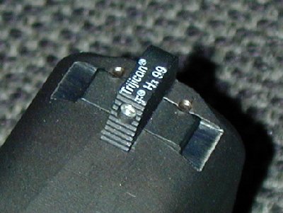 TJ's Sight Staking on Front Sig Sights