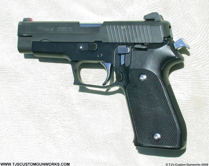 Old Model Sig P220 Modified Sig Sauer Slide Stop