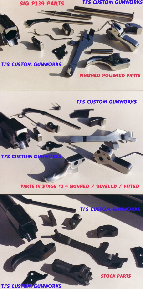 Work Stages Performed On Sig Sauer Action Jobs