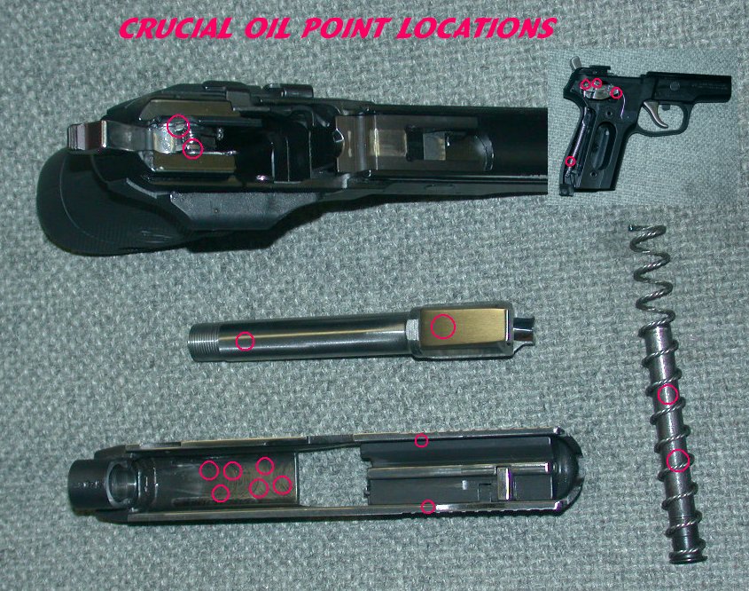 TJ's Custom Gunworks CRUTIAL OIL POINTS on SigSauer Pistols