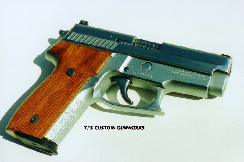 Custom Sig Sauer P229 With Finger Hook