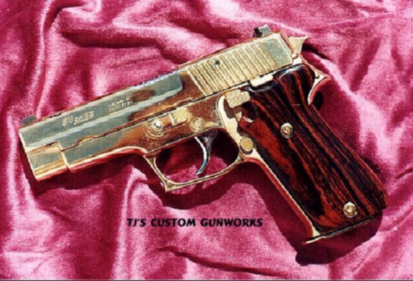Custom 24k Gold Plated Sig Sauer P220