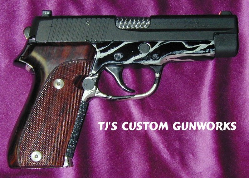 Sig Sauer P220 With Silver & Black Frame 3