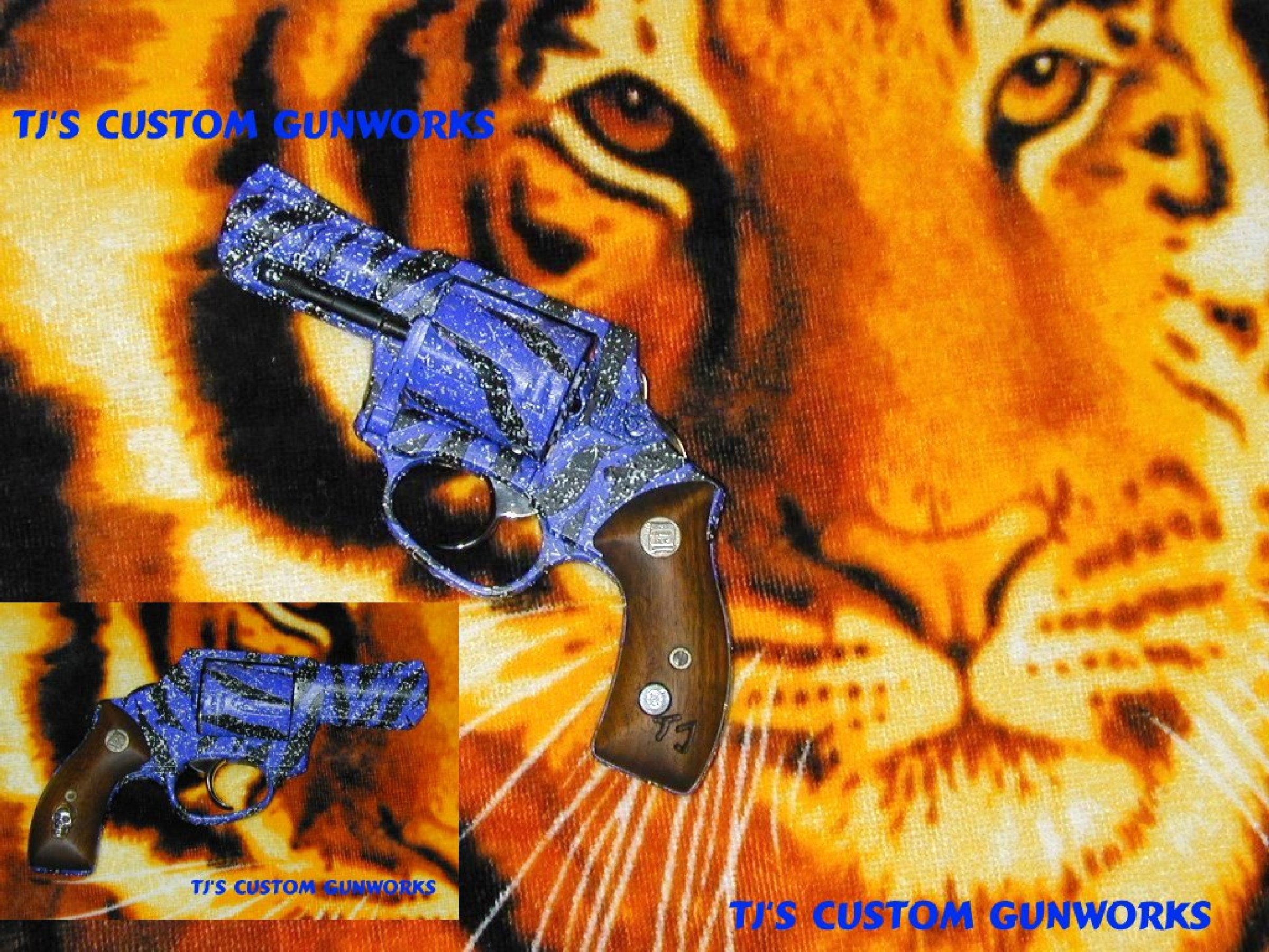 Tiger Striped .44 Charter Arms Custom ! (LARGE)