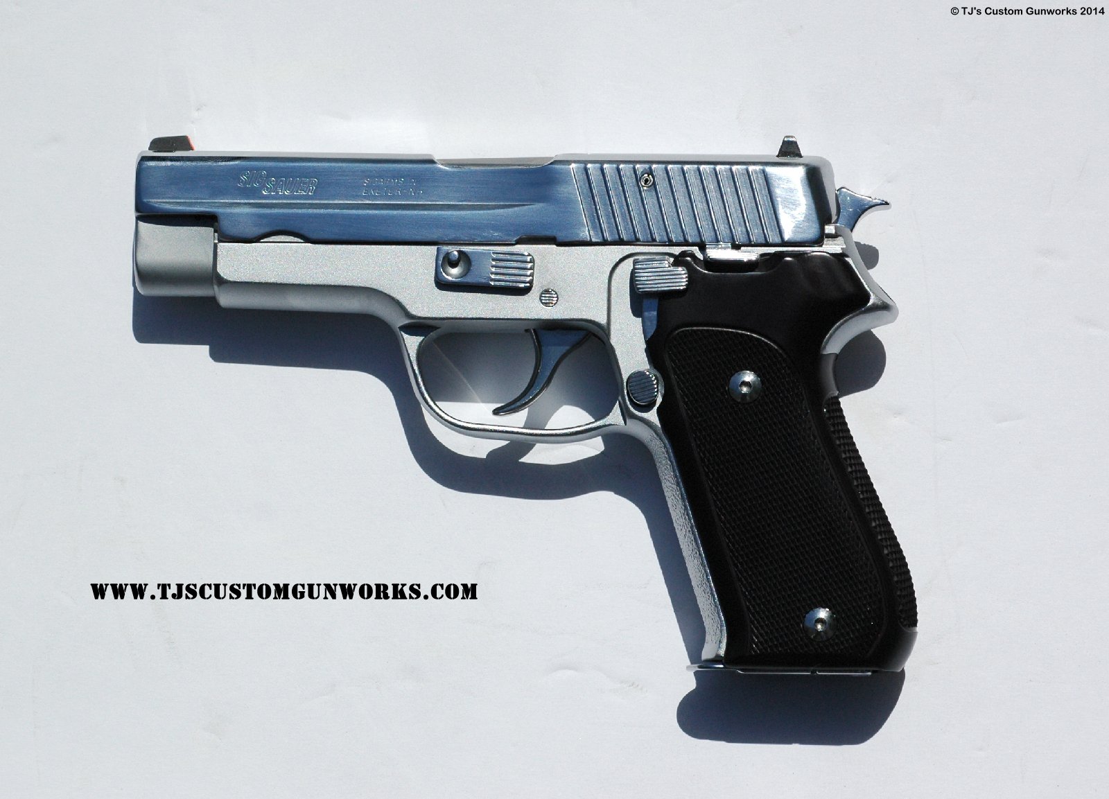 Full Custom Melted German Sig Sauer P220 Hard Chrome