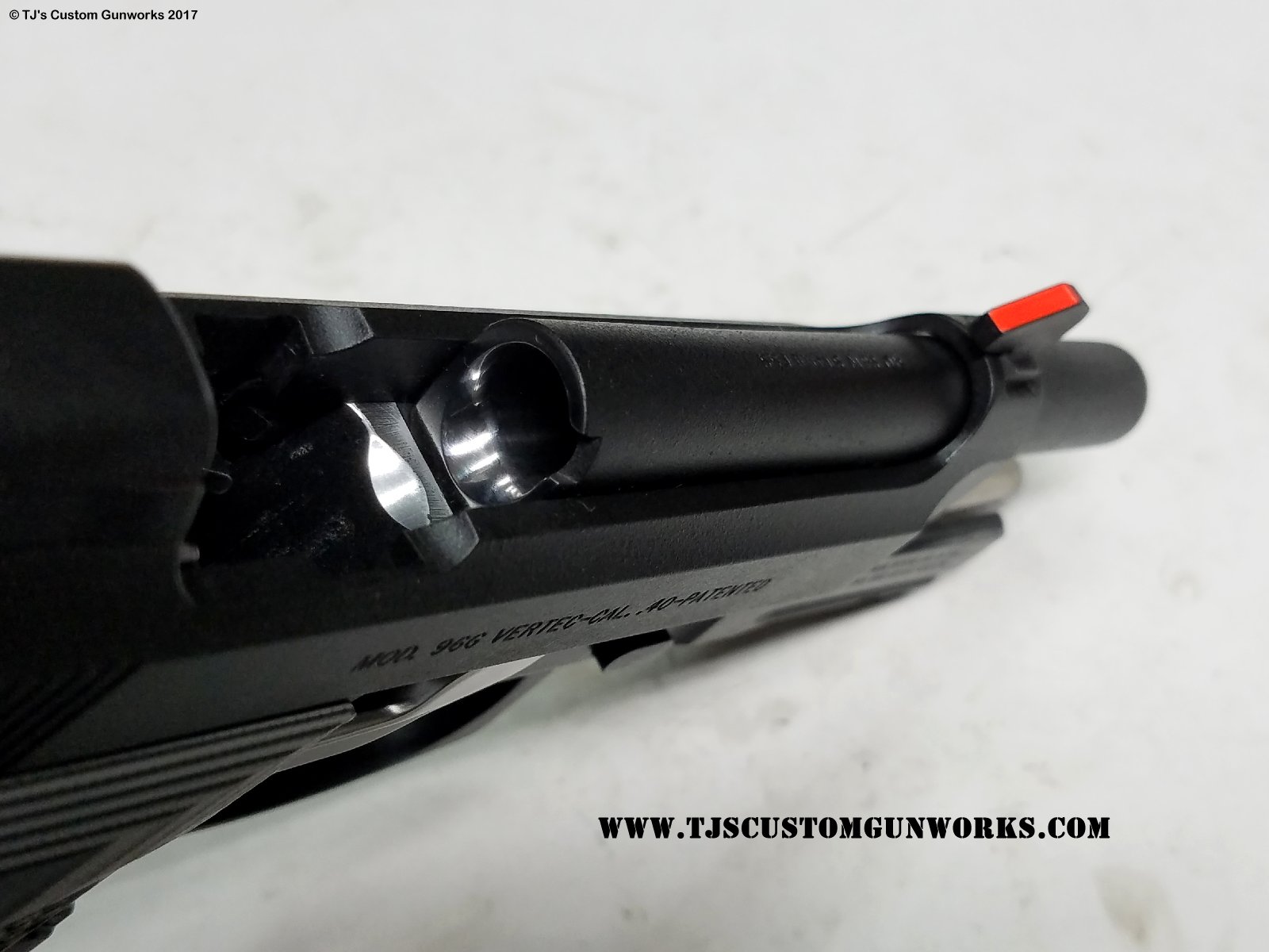 Custom Black Duracoat Beretta 96G VERTEC .40S&W