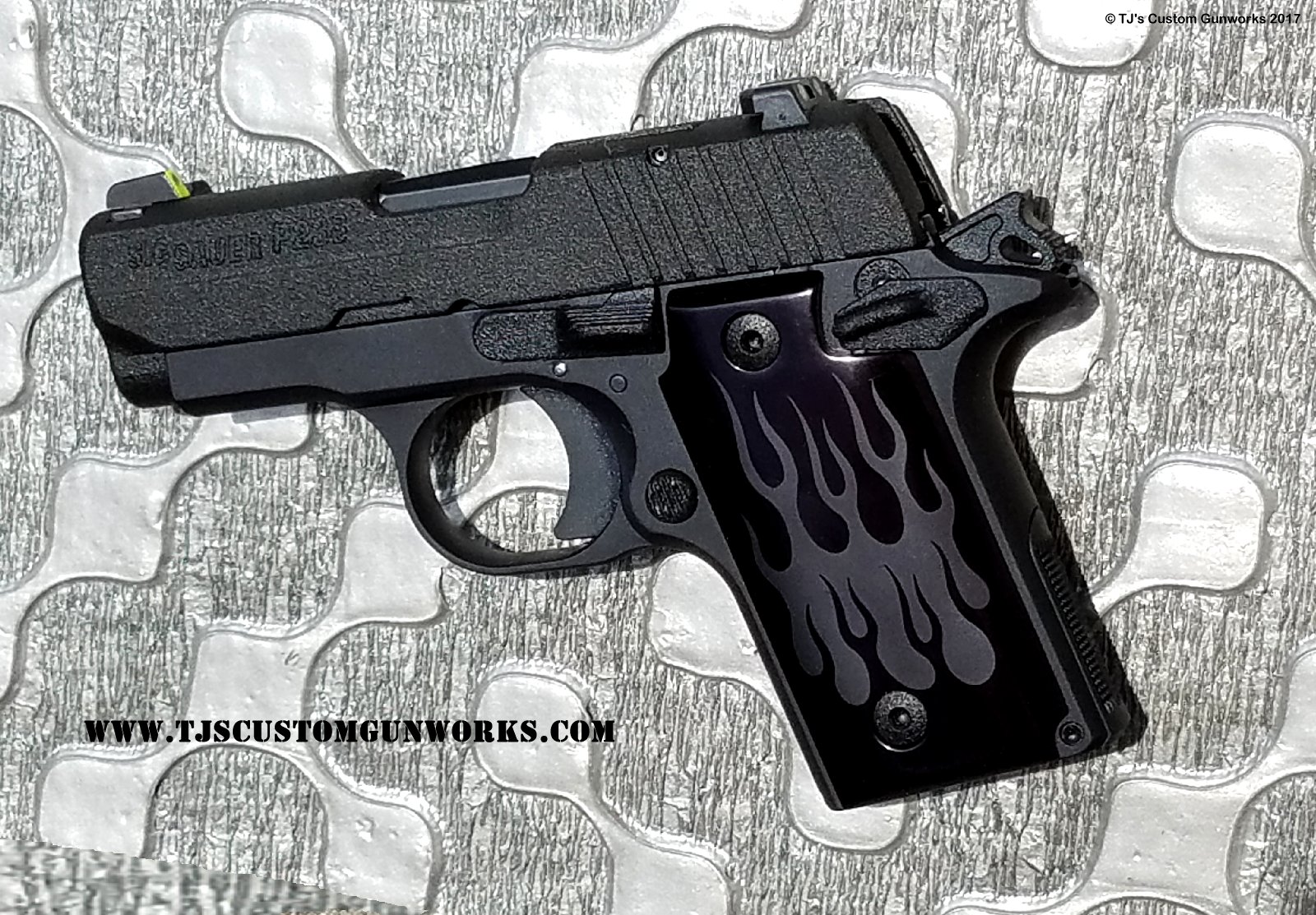 Custom Black Teflon Sig Sauer P238 .380 Blackout