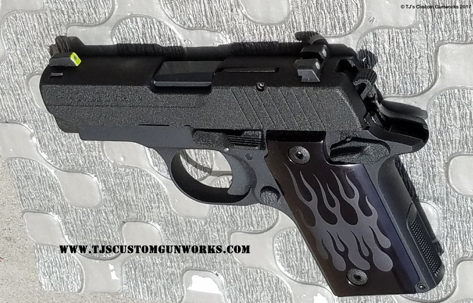 Custom Black Teflon Sig Sauer P238 .380 Auto Blackout
