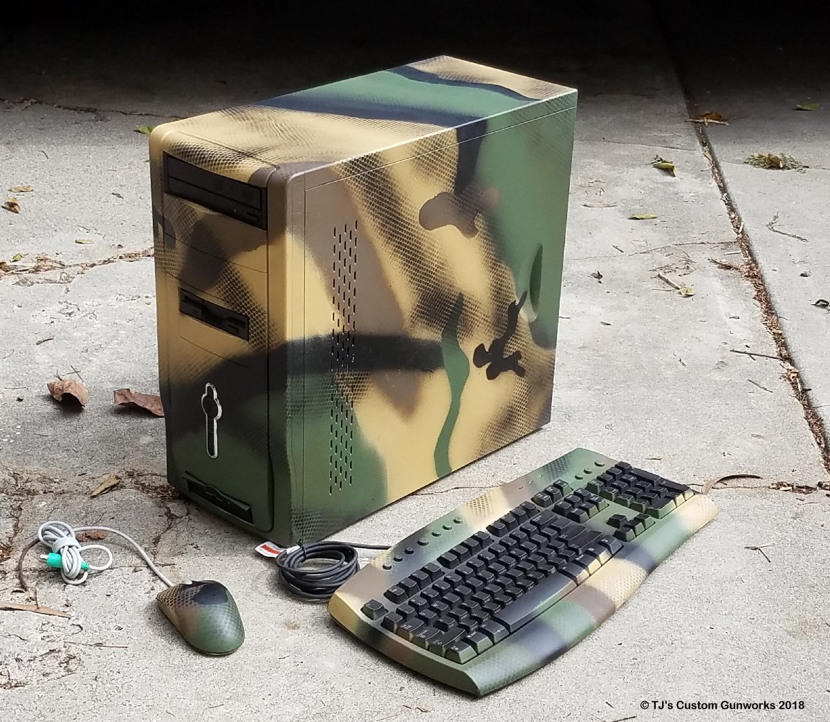 Custom Camouflage P4 Computer