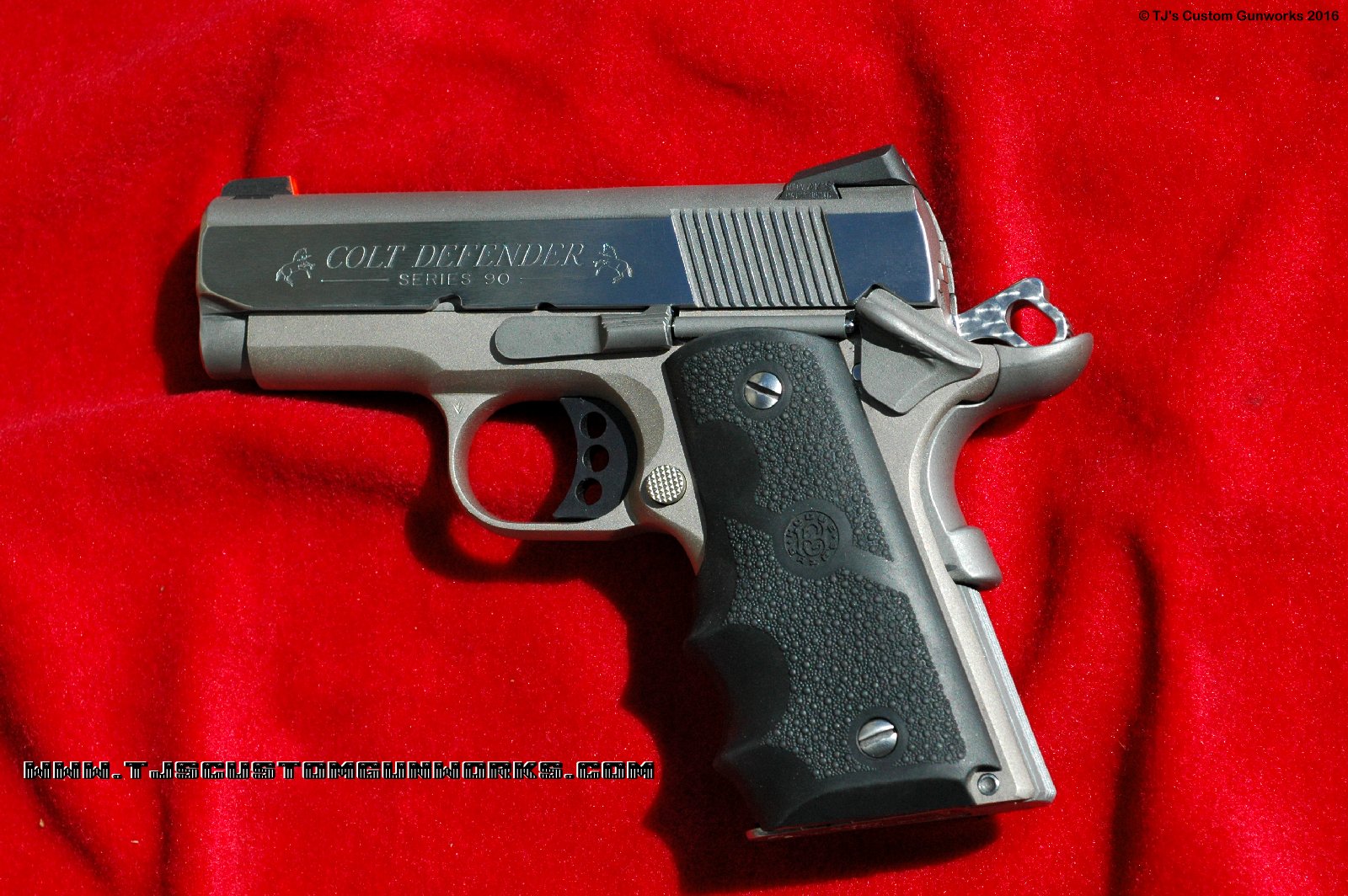 Custom Stainless Colt Defender 9mm