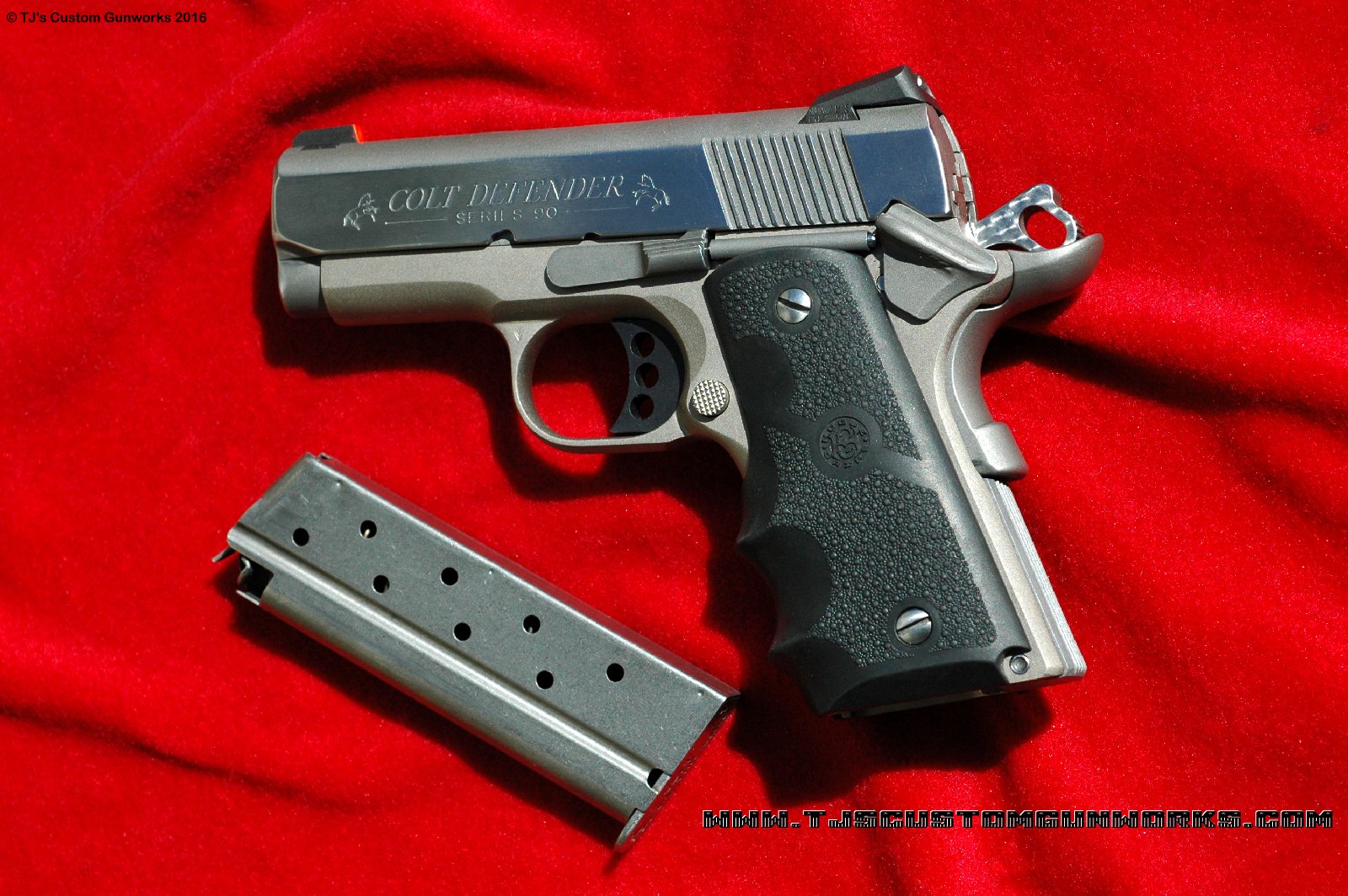 Custom Stainless Colt Defender 9mm